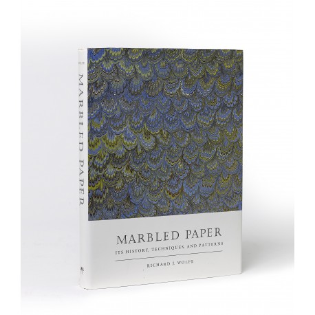 Marbled paper : its history, techniques, and patterns : with special reference to the relationship of marbling to bookbinding in Europe and the Western World (Publication of the A.S.W. Rosenbach Fellowship in Bibliography)