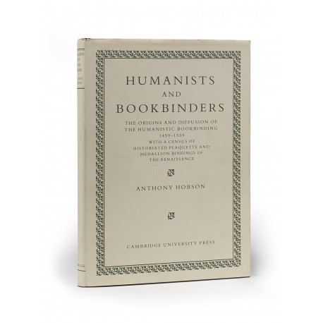 Humanists and bookbinders : the origins and diffusion of the humanistic bookbinding, 1459-1559, with a census of historiated plaquette and medallion bindings of the Renaissance