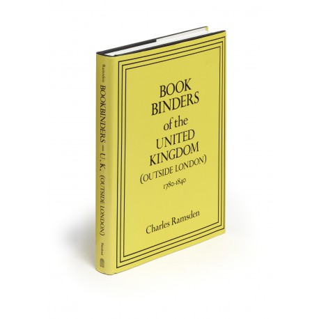 Bookbinders of the United Kingdom (outside London) 1780-1840
