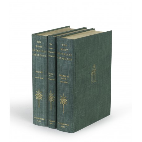 Catalogue of botanical books in the Collection of Rachel McMasters Miller Hunt. Volume 1: Printed books, 1477-1700 § Volume 2, part 1: Introduction to printed books, 1701-1800 § Volume 2, part 2: Printed books, 1701-1800