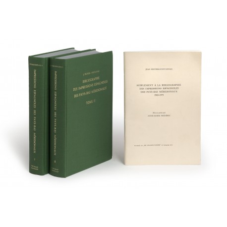 Bibliographie des impressions espagnoles des Pays-Bas méridionaux § Supplément a la Bibliographie des impressions espagnoles des Pays-Bas méridionaux, 1965-1975. Mis au point par Anne-Marie Frédéric