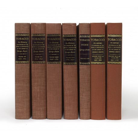 In this set, the ten Supplement fascicules (published 1958-1969) have been bound in two volumes by Bernard Middleton to match the publishers' bindings of the five-volume Catalogue (published 1937-1952)