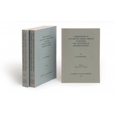 A Bibliography of 17th century German imprints in Denmark and the Duchies of Schleswig-Holstein (University of Kansas Publications, Library series, 28; 39)