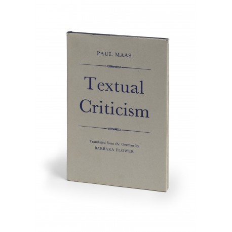 Textual criticism. Translated from the German by Barbara Flower