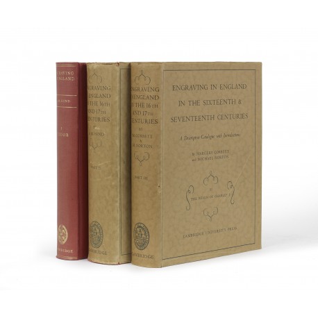 Engraving in England in the sixteenth & seventeenth centuries. A descriptive catalogue with introductions. Part l: The Tudor period § Part 2: The reign of James I § Part 3: The reign of Charles I (compiled from the notes of the late A.M. Hind by Margery Corbett and Michael Norton)