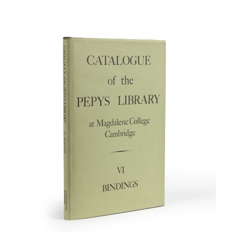 Catalogue of the Pepys Library, volume VI: Bindings