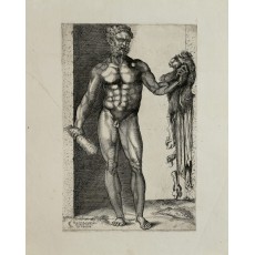 Anonymous engraving of a drawing by Baccio Bandinelli (platemark 354 × 227 mm, sheet 530 × 385 mm)