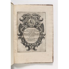 Title-plate to a suite of 42 etched models for escutcheons adorning buildings and monuments (matrices c. 282 × 190 mm, sheets 407 × 285 mm)