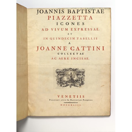 First issue of Cattini’s Icones, one of four copies known. Page height 555 mm