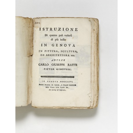 Rare first edition, from the library of Georg Karl (Ignaz Johann Nepomuk) von Fechenbach zu Laudenbach (1749-1808), Fürstbischof von Würzburg