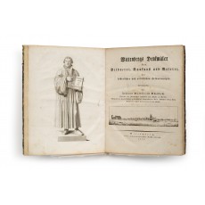 Schadow’s bronze statue of Luther (Marktplatz, Wittenberg), engraved by Ferdinand Berger