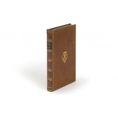 19th-century polished calf binding, insignia of Archibald Acheson, 3rd Earl of Gosford (1806-1864), on covers