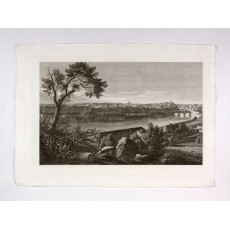 Gmelin’s Panorama of Rome (left panel). Etching by Wilhelm Noack (465 × 690 mm, platemark)