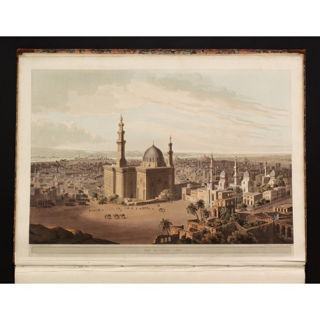 Plate XXIII: "View of Grand Cairo", drawn in February 1806 by Henry Salt, etched by Samuel Rawle and engraved by Daniel Havell, published 1 May 1809