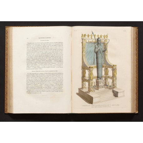 A conjectural restoration of the throne of Apollo at Amyklai, by Quatremère de Quincy (plate VII)