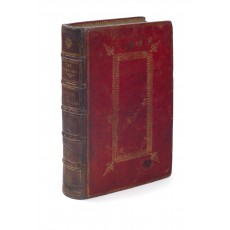 Contemporary London binding of red turkey leather, perhaps commissioned by Peter Lely