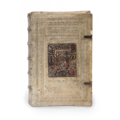 Fig. 10 Schard, Germanicarum rerum quatuor celebriores vetustioresque chronographi (Frankfurt 1566), bound by Georg Freyberger, sold in 2017