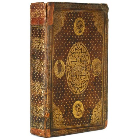 Two English bindings decorated with plaquettes designed by René Boyvin