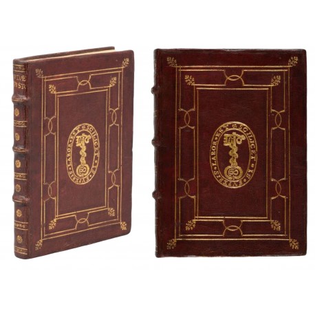 Bindings with the impresa “Scilicet is superis labor est”